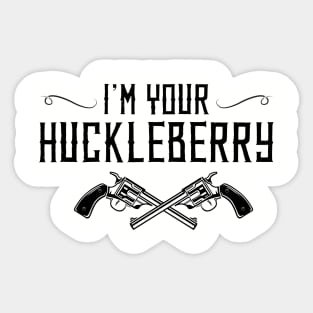 Huckleberry the Duel Sticker